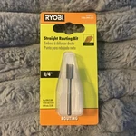 Ryobi Rotary Tool 1/4 In. Straight Routing Bit A90rt01. Fixed Price $5.95.