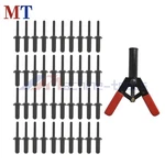 41 Pack Rivet Gun Quick Set Riveter Riveting Hand Tool Asorted Plastic Poly. Fixed Price $21.72.