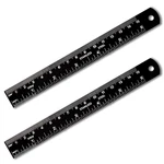 Metal Ruler, 6 Inch Stainless Steel Straight Edge With Metric Measurement, 2 Pac. Fixed Price $13.40.
