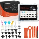 A-premium 300pcs (48.64 Oz/30 Sizes) Bumper Retainer Clips W/removal Tool Com.... Fixed Price $64.61.