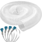 Pvc Dust Collection Hose 4" X 10', Puncture-resistant, Flexible Clear Fume. Fixed Price $41.71.
