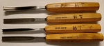 Lot Of Four Pfeil Swiss Made V-parting Tools #5, 8, 12 & 15 For Wood Carving. Fixed Price $144.00.