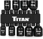 Titan 16298 9-piece Sae Magnetic Nut Driver Set, Setter Set. Fixed Price $12.34.