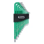 Titan 12715 13-piece Tamper Resistant Star Key Set, Extra Long Arm, T6-t50. Fixed Price $42.89.