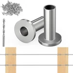 Steel Dn Mate 200 Pack Stainless Protector Sleeves For 1/8" Wire Rope, Cab. Fixed Price $70.32.