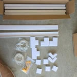Noeaike Cord Hider Raceway Kit, 6 Pack, White, 94.5 In, Plastic. Fixed Price $12.00.