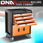 Garage Warehouse Workshop 4-drawer Divider Top Tray Rolling Cabinet Chest Orange. Fixed Price $305.24.
