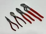 New Proto Tools Usa 4pc Pliers Set, Needle, Diagonal Cutters, Slip-joint, Tongue. Fixed Price $89.99.