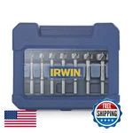 Irwin Tools Marples Forstner Bit Set Wood Drilling 8 Piece. Fixed Price $53.78.