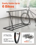 Bike Rack, Fits Tire Width 3 Inch/76.2 Mm, 6-bicycle Capacity. Fixed Price $93.20.