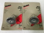 Lot Of 2 Wire Brush Wheel Brand New Disston 2" Coarse 51 Mm Made In Germany. Fixed Price $45.00.