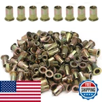 Woopais 100pcs Carbon Steel Sae 3/8-16 Rivet Nuts Threaded Insert Nutsert. Fixed Price $28.49.