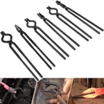 Beginner Blacksmith Tongs Forge Tool Set Anvil Vise Flat Jaw,pick Up,v-bit. Fixed Price $148.99.