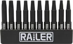Double Square 8 Point Star Bit Set. Railer Premium S2 Steel 2 Inch 10pc Set. Fixed Price $22.41.