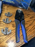 Blue Point Pwc48 Quick-change Ratcheting Crimper Kit Gray Sheath Multiple Dies. Fixed Price $145.00.