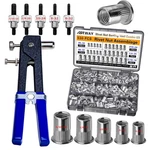 Sae Pressure Rivet Nut Tool Kit 530pcs, Inch Combination 5/16-18. Fixed Price $52.67.