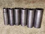 Snap-on Sim320 - Sim160 6 Piece 1/2 Drive Point Deep Impact Socket Set. Fixed Price $65.00.