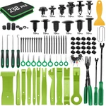 Gooacc 238pcs Trim Removal Tool, One Size, 120pcs Clips + 118 Remover Green. Fixed Price $40.94.