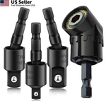 Cigotu 105 Degree Right Angle Drill Adapter Set, 1/4-1/2 Onesize, 4*black. Fixed Price $38.15.
