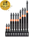 10-pack Phillips 1-inch To 6-inch Long Bit, 1'' 6'' Ph2 10-pcs. Fixed Price $11.31.