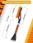 Econour 27" Aluminum Ice Scrapers For Car Windshield Snow Scraper.... Fixed Price $12.95.