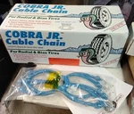 Cobra Jr. Light Truck Tire Snow Cable Chains, & Rubber Chain Adjusters. Fixed Price $135.00.