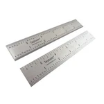 Taytools Rigid Machinist Rules Hardened Spring Steel 4r Graduations 6" To 24". Fixed Price $14.67.