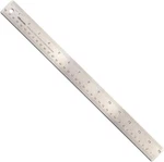 Officemate Classic Stainless Steel Metal Ruler, 15" L X 1.25", Single, Silver. Fixed Price $10.05.