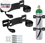 2pcs Gas Cylinder Wall Mounted Brackets, With 59 Inches Safety Nylon Belt, Steel. Fixed Price $34.86.