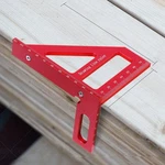 3d Multi-angle Measuring Ruler, 45/90 Degree Aluminum Alloy Red(metric). Fixed Price $11.78.