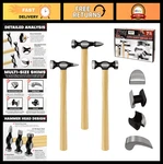 7-piece Car Body Repair Tool Kit - Carbon Steel Dolly & Hammer Dent Set. Fixed Price $49.99.