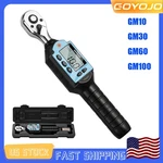 Mini Digital Torque Wrench Adjustable 1/2" 1/4" 3/8" Drive 10-100nm 2% Accuracy. Fixed Price $45.99.