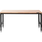 Vevor Adjustable Workbench, 72" L X 25" W Garage Worktable With Universal Wheels. Fixed Price $481.00.