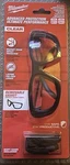 Milwaukee 48-73-2040 Safety Glasses Clear Anti-scratch Lenses With Gasket, New. Fixed Price $24.99.