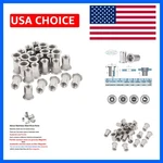 Stainless Steel Rivet Nuts 30pcs 1/4-20 - Easy Installation Threaded Inserts. Fixed Price $13.99.
