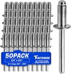 Pop Rivets 1/4" X (50 Pcs) Heavy Duty Aluminum Dome Head. Fixed Price $28.79.
