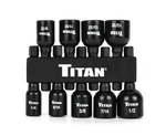 Titan 16298 9 Piece Sae Magnetic Nut Driver Set Impact Grade Chrome Vanadium. Fixed Price $13.09.