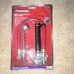 Husky Dual Foot Inflator And Gauge Air Tool Attachment 1/4 In 12 Hose. Fixed Price $15.00.