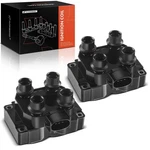 A-premium Ignition Coil Set Of 2 Compatible With Ford F-150 4.6l 1997-1999,.... Fixed Price $54.90.