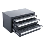 Vevor Drill Bit Dispenser Cabinet, Three-drawer Organizer Cabinet For. Fixed Price $64.79.