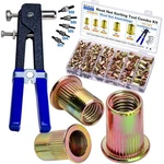 Askway Pressure Rivet Nut Tool Kit, 430pcs Metric (m3/m4/m5/m6/m8). Fixed Price $49.99.