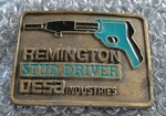 Remington Stud Driver Tools Working Tool Desa Industries Vintage Belt Buckle. Fixed Price $22.99.