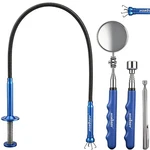 Horusdy 4pcs Telescoping Magnetic Pick Up Tool Kit, Sweepers Blue. Fixed Price $33.99.