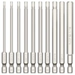 10 X 100mm 1/4 Inch Hex Head Allen Wrench Drill Bits Sae 5/16 To 5/64 Magnetic. Fixed Price $18.11.