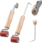 2 Pcs Seam Roller With Tester Probe, 40 Mm Silicone 6 Bra.... Fixed Price $57.14.