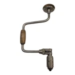 Vintage Stanley No. 945 12" Ratcheting Reversable Hand Drill Wood Handle Working. Fixed Price $29.99.