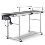 Vevor Belt Conveyor Pvc Stainless Steel 59"x15.7" Double Guardrail. Fixed Price $399.90.