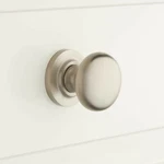 Signature Hardware Brass Round Knob With Beveled Nickel Eh-1014-1 1/2"nkl. Fixed Price $15.00.