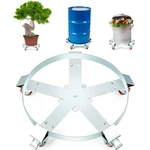 Vevor 55 Gal Drum Dolly Heavy Duty Barrel Cart 1250lbs With Swivel Casters Steel. Fixed Price $59.90.