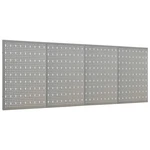 Peg Boards Tool Holder Metal Pegboard Wall For Workbench 4 Pcs Steel Vidaxl. Fixed Price $88.99.